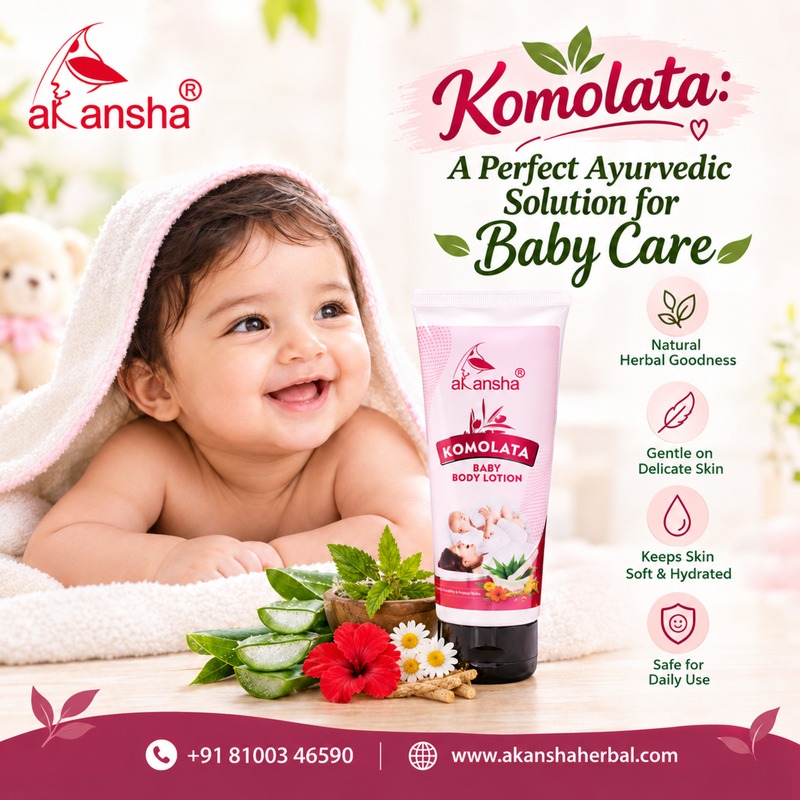 Komolata: A Perfect Ayurvedic Solution for Baby Care