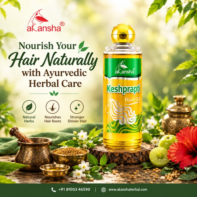 Nourish Your Hair Naturally with Ayurvedic Herbal Care